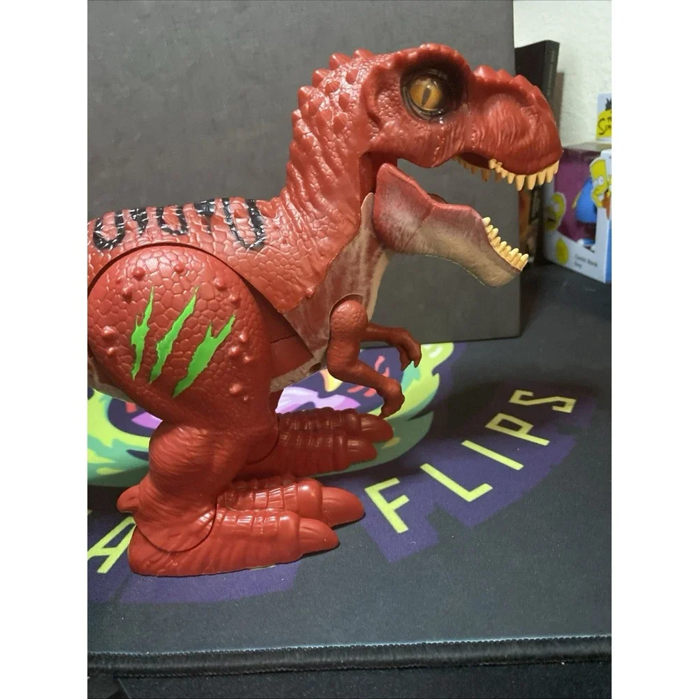 Zuru Robo Alive Walking Growling Red Tyrannosaurus Rex Robotic Dinosaur 12